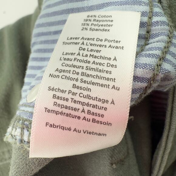 Talbots Flawless Women's High-Waisted Jeggings | 37” X 28” | Soft Olive Green - Picture 4 of 5